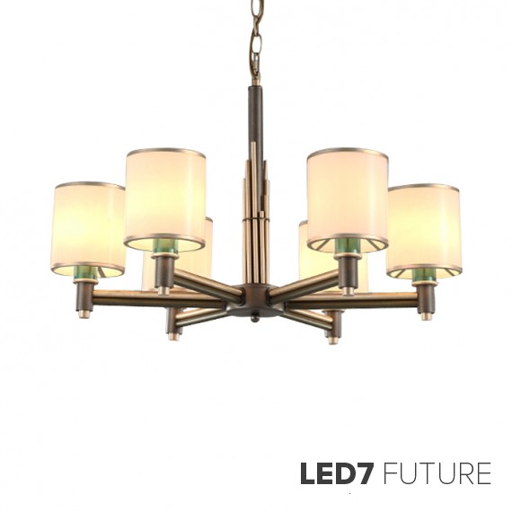 Loft Industry Modern - Elis White Chandelier